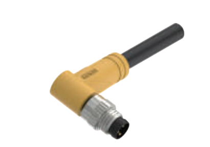 M8-弯角针头-预铸式连接器-防震止退-3+4+5+6PIN