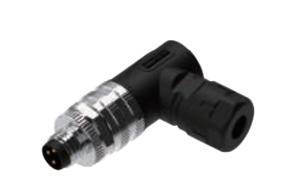 M8-针头-现场可接线式连接器-塑料外壳金属螺母-3+4PIN
