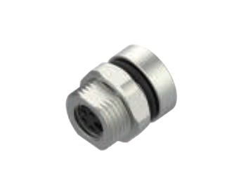 M8-孔头-法兰式连接器-后安装-焊接式-3+4+5+6+8PIN