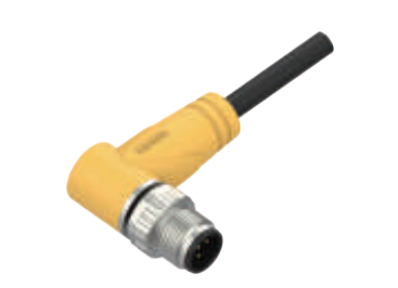 M12-弯角针头-预铸式连接器-防震止退-4+5PIN