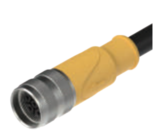 M23-内螺纹-母头-预铸式连接器-6+8PIN