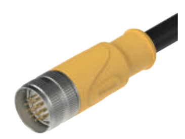 M23-内螺纹-针头-预铸式连接器-17PIN