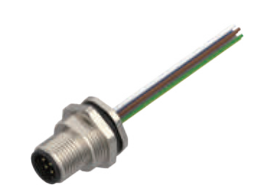 M12-针头-法兰连接器-后安装-焊接式-3+4+5+6+8PIN
