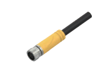 M8-孔头-预铸式连接器-防震止退-屏蔽-3+4+5+6PIN