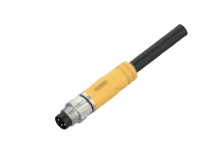 M8-针头-预铸式连接器-防震止退-屏蔽-3+4+5+6PIN