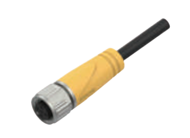 M12-孔头-预铸式连接器-防震止退-屏蔽-6+8+12PIN