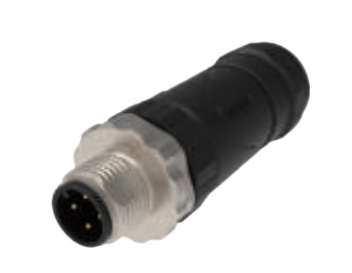 M12-针头-现场可接线式连接器-塑料外壳金属螺母-4+5+8PIN