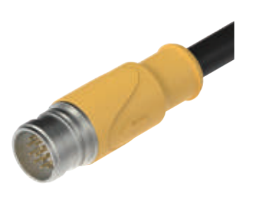 M23-外螺纹-针头-预铸式连接器-19.11+19.14PIN